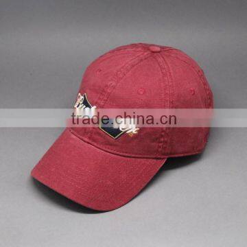 CHEAP CUSTOM WASHED COTTON EMBROIDERY SPORTS CAP