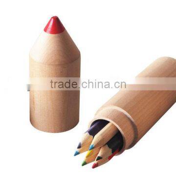 TA623 6pcs color pencil with wood case