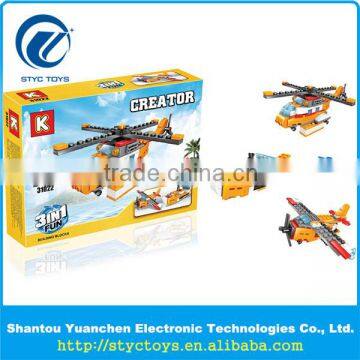 for children airplane toys set 139pcs building blocks set