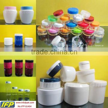 Plastic Cosmetic Jar 30ml, 50ml, 60ml, 80ml, 100ml, 120ml, 150ml, 180ml, 200ml, 250ml, 300ml, 400ml, 500ml