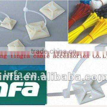 pvc mounting base flat self-adhesive tie mount base
