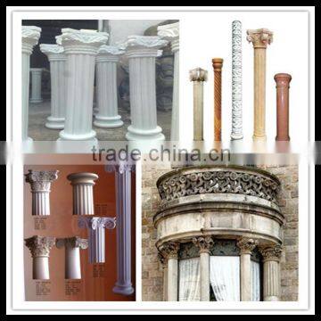 Big Size Interior And Outside Decorative Gypsum Plaster Concrete Cement GRC Roman Pillars Column