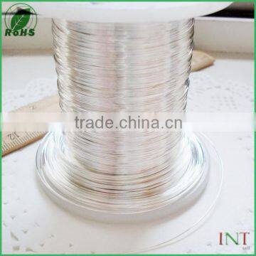 test report available High purity AWG 18 pure silver wire