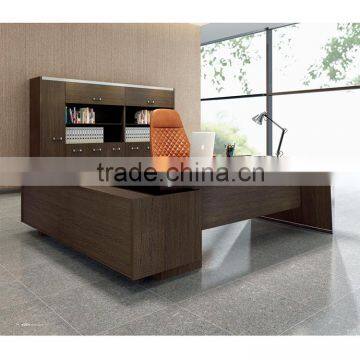 latest design office furniture freestanding office desk with returned desk                        
                                                Quality Choice