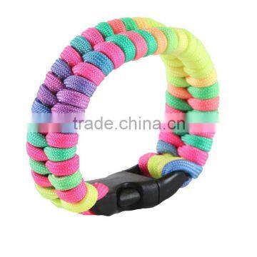 Rainbow paracord bracelet