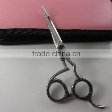 Professional Barber Scissors Stainless Steel with Leather Case Packaging 6" Available