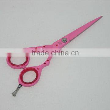 pink barber scissors,pink salon scissors,