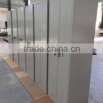 Compact laminate 2 doors staff locker wardrobe