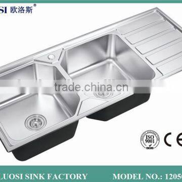 classic style attractive stainless steel kitchen sink cabinet 12050F