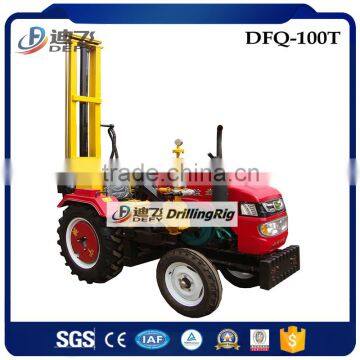 Tractor Mounted 100m Dfq-100t DTH Hammer Portable Used Borehole Well Drilling Machine for Water