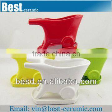 color glazed wholesale ceramic flower pot