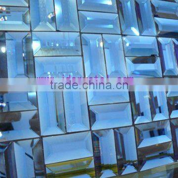 hotel decoration crystal glass mirror tile