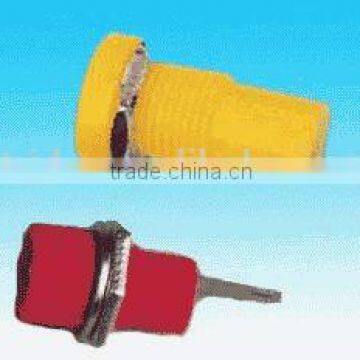 4mm female plastic banana jack connector