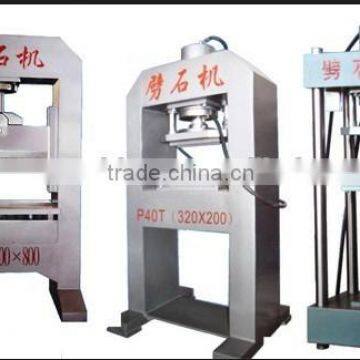 Hydraulic splitting machine rock