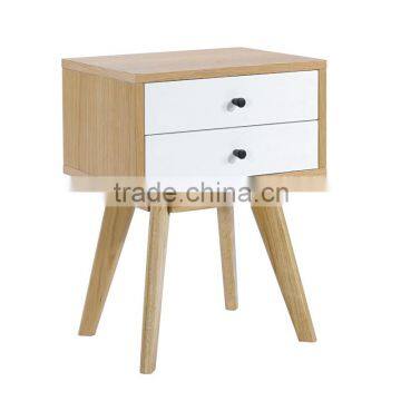 Wooden 2 drawers chest, side table, night stand, bedside table