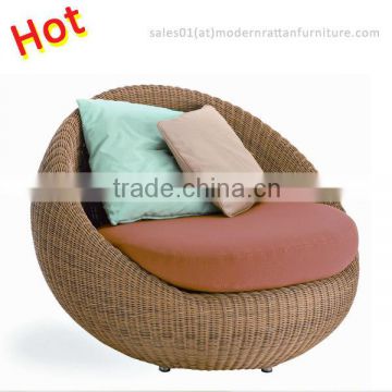 Rattan round coffee chair - Patio Cane/Wicker Leisure furniture