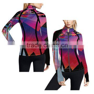 (Trade Assurance)custom bomber yoga jackets and hoodies women