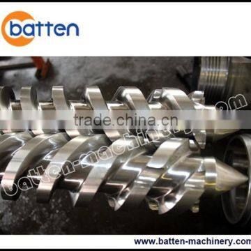 extruder conical twin China barrel and screw for plastic machine