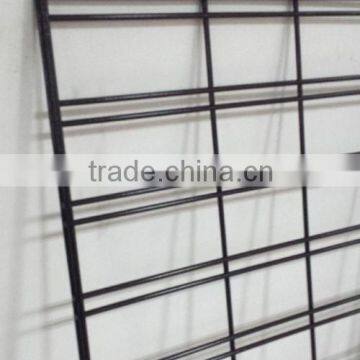 2015 Hot Sale Multifunctional Black Wire Mesh Slat Grid Display Panels photo-2
