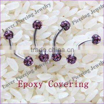 Fashion Crystal Eyebrow Rings [FC-832]