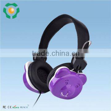 Colorful Promotion Anime Headphone With Cute Catoon Pattern