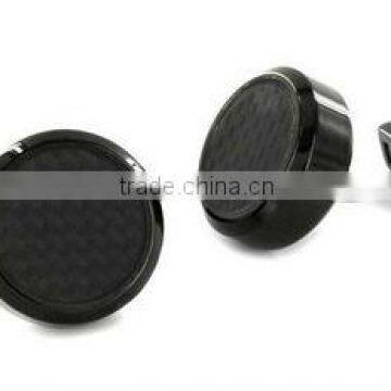 Fashion Cufflinks black Carbon Fiber Cufflinks Manufacturer & Supplier & Exporter