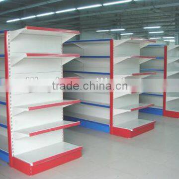 Plain Back board Supermarket Gondola Shelving, End Cap and Shelving