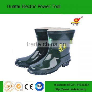 Black insulating shoese 15kv huatai insulating shoese safety dielectric boots