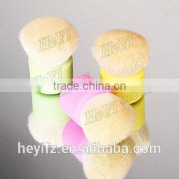 2016 Best Seller Color Goat Hair Silicone Handle Kabuki Brush photo-2