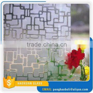 acid etched decorative Frosted glass