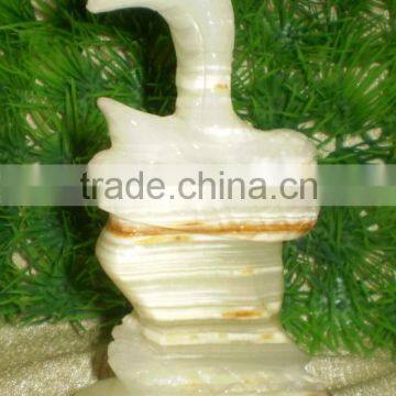 Mini onyx snake statue DSF-HS41