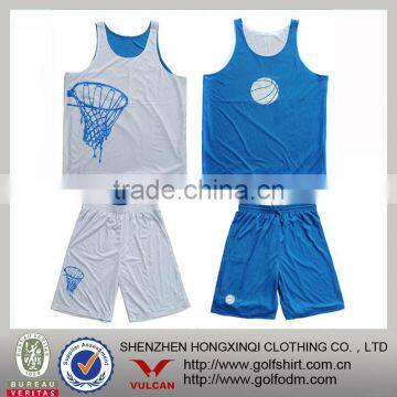 printing logo colorful sports wear basketball jersey