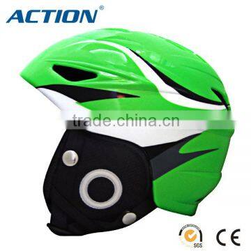 CE designer skiing helmet ABS material