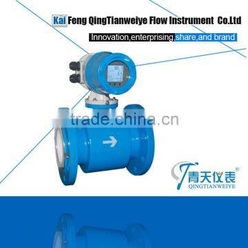 High accuracy QT Sea water PTFE liner Mag flowmeter