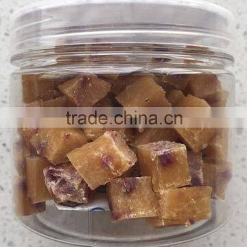 OEM supplier canister dog treat chicken & sweet potato granule dog snack dog training treat canned dog treat