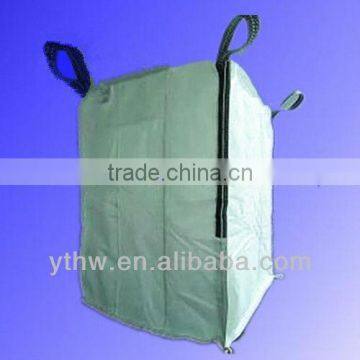 1000kg pp big baffle bag with fill spout and flat bottom