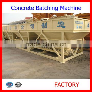 4 Aggregate Bins Concrete Batching Machine in Brazil