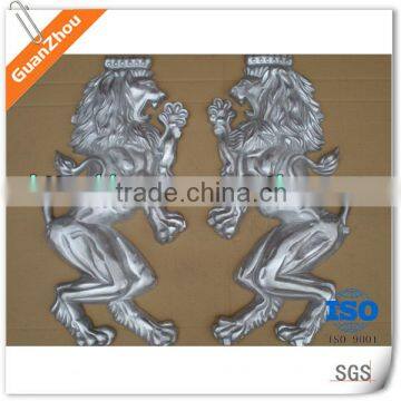 art and craft casting customized aluminum lion for decoration