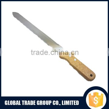 Mirror Polish 2CR13 Stainless Steel Oak Handle Insulation Knife 351548