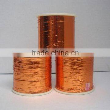 brown metallic yarn fabric