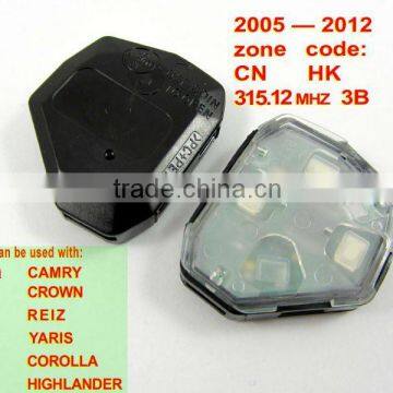 2005-2012 312.12MHZ 3B CN HK Toyota car key remote control