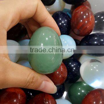 4~5cm Length Natural Green Aventurine Stones Gemstone Eggs for Wholesale