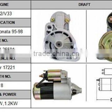 Hyundai Sonata Starter for 95-98 OEM NO: 36100-35510