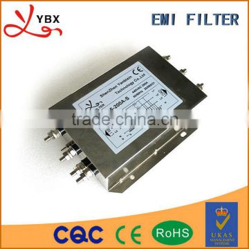 Three Phase Four Line High Performance Double EMI EMC Filter