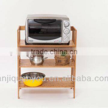 2015 bamboo microwave shelf for kitchen