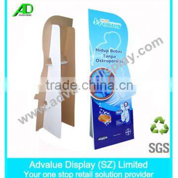 4C Printing POP Folding Corrugated Cardboard Display