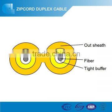 Double core single mode/ multimode figure 8 structure fiber optic cable GJFJ8V