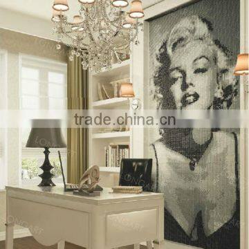 Atpalas glass crystal mosaic pattern tile, popular mosaic art for wall decoration AML05