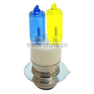 Motorcycle Halogen Double Bulb Light Twins Bulbs Blue and Colorful photo-5
