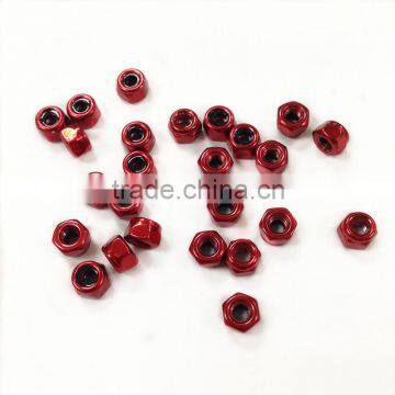 radio control toys car nuts rc accessories M2.5 nut red